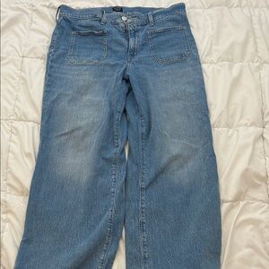 J. Crew Denim Blue Wide Leg Jeans